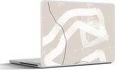 Laptop sticker - 13.3 inch - Lijn - Abstract - - Design - 31x22,5cm - Laptopstickers - Laptop skin - Cover