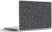 Laptop sticker - 14 inch - Design - Geometrie - Zwart - 32x5x23x5cm - Laptopstickers - Laptop skin - Cover