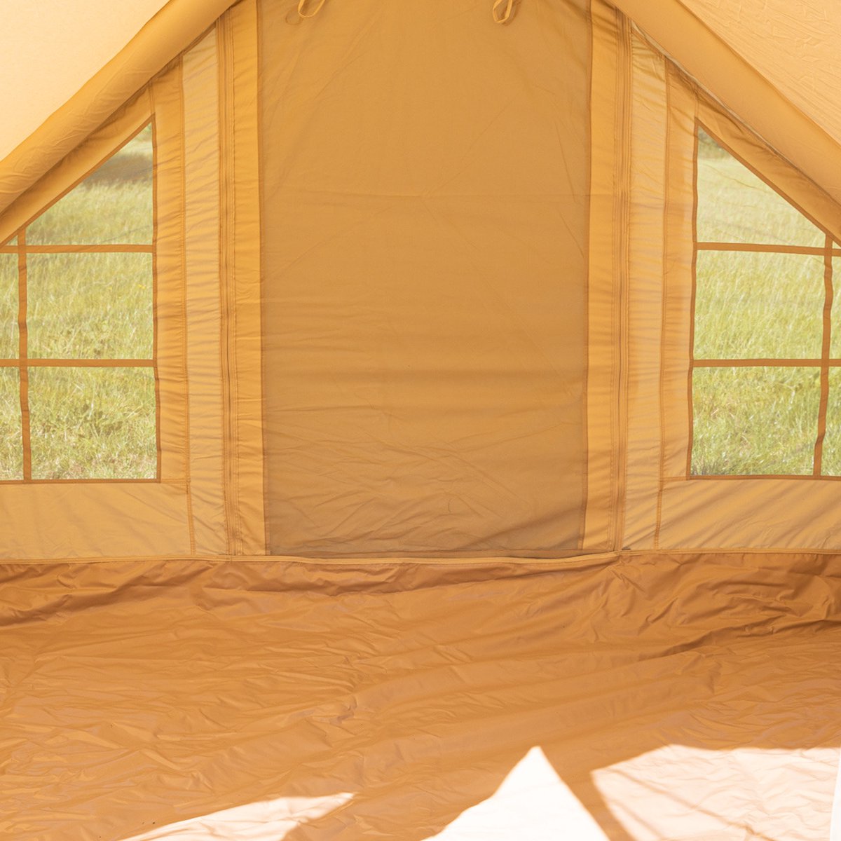 Tente gonflable pour quatre personnes beige 300x200x210 cm - Tente - Achat  & prix
