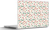 Laptop sticker - 15.6 inch - Zomer - Bloemen - Patronen - 36x27,5cm - Laptopstickers - Laptop skin - Cover