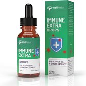 WellNatur Immune Extra  - Bescherm uw immuunsysteem - Voel je energiek & positief - Helpt tegen vermoeidheid overdag