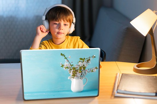 Autocollant pour ordinateur portable - 14 pouces - Nature morte - Sakura - Kan - 32x5x23x5cm - Autocollants pour ordinateur portable - Peau pour ordinateur portable - Couverture