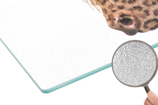 Planche à découper en Verres - 28x20 - Highlander écossais - Panthère - Wit - Planches à découper en Glas