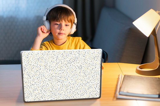 Autocollant pour ordinateur portable - 14 pouces - Motifs - Confettis - Pastel - 32x5x23x5cm - Autocollants pour ordinateur portable - Peau pour ordinateur portable - Couverture