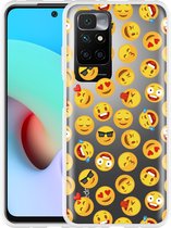 Xiaomi Redmi 10 2022 Hoesje Emoji - Designed by Cazy