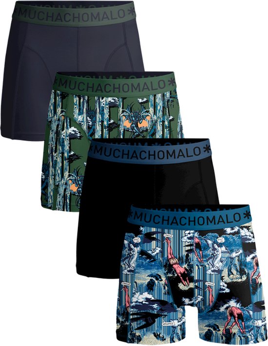 Muchachomalo - 4-Pack Boxershort Waterfalls - Maat: 134-140