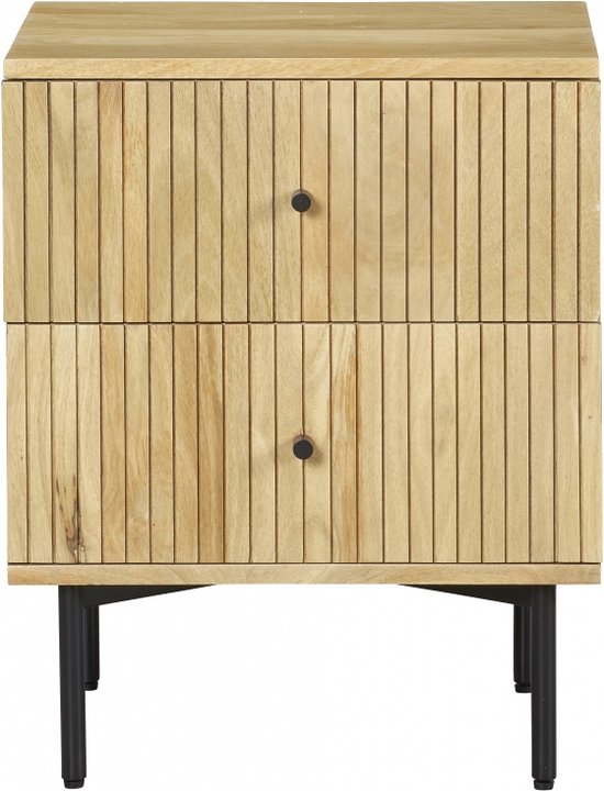 hoofd krater transmissie Woonexpress Nachtkastje Elba - Hout - Naturel - 45 x 55 x 35 cm (BxHxD) |  bol.com