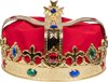 Boland - Kinderkroon Royal king - Één maat - Kinderen - Jongens en meisjes - Prinsen en Prinsessen- Middeleeuwen