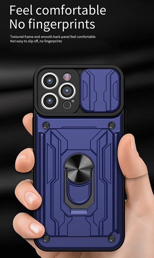 TOCOL 3 in 1 für iPhone 14 Pro Max Hülle für Magsafe, mit 2 Schutzglas