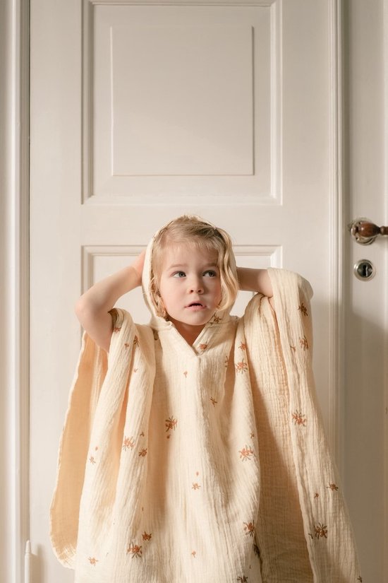 Poncho havtorn Large - 80 X 80 cm - 4J+ - Tetra biologisch katoen van Liewood — afbeelding 2