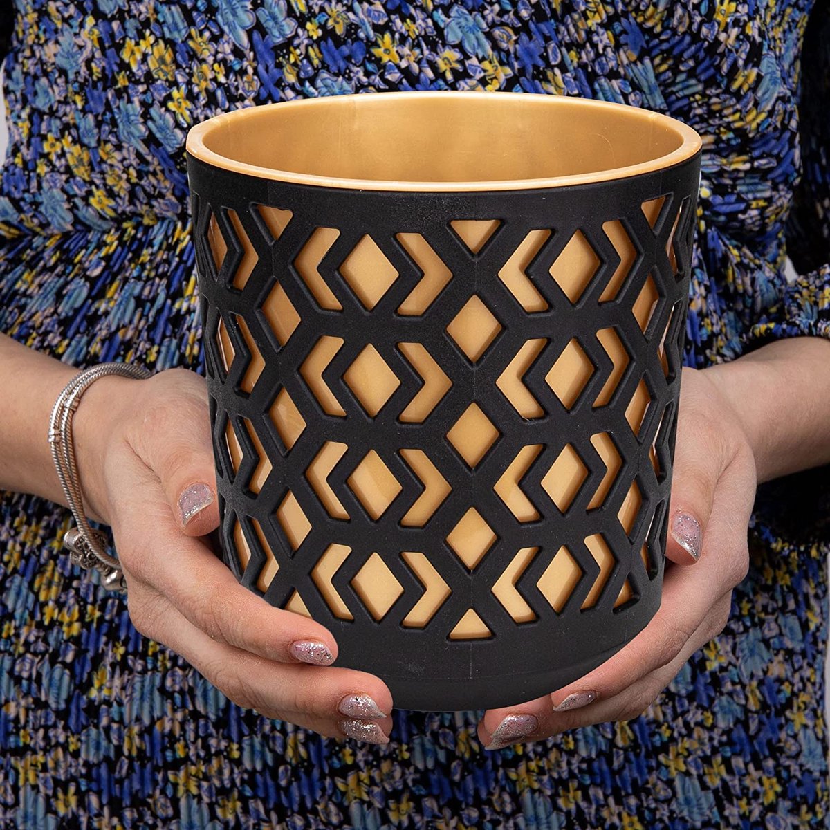 PECZEKO Pots de fleurs mats cachepot décoratif pour fleurs et herbes