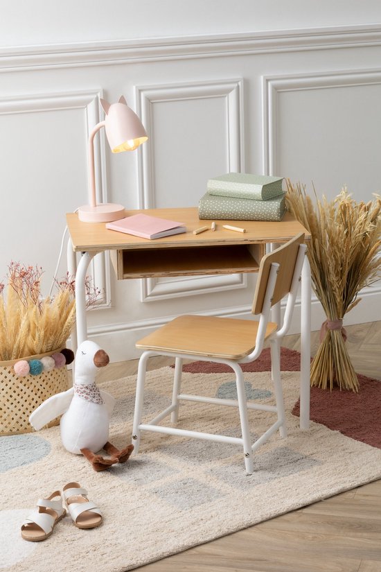 ATMOSPHERA CREATEUR D'INTERIEUR Kinderbureau kleuterschool hout roze