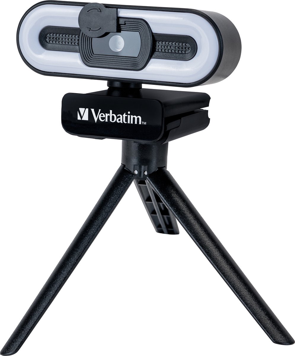 Full HD 1.080P Autofocus Webcam met Microfoon en Licht