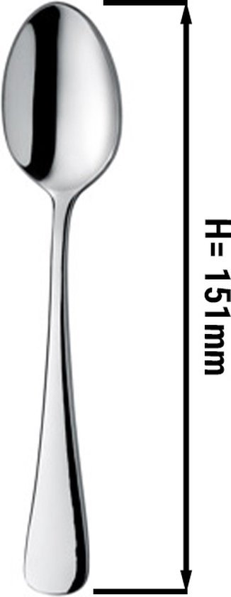 Dessert lepel lange steel. verhuurt al vanaf 1 stuks