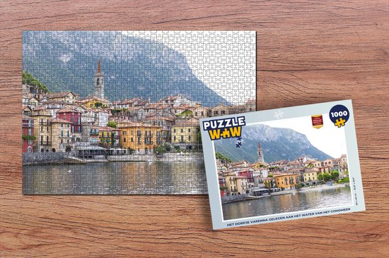 Puzzle Varenna - Lac de Côme - Couleurs - Puzzle - Puzzle 1000 pièces adultes - Sinterklaas présente - Sinterklaas pour les grands enfants