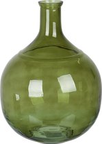 Beliani ACHAAR - Bloemenvaas - Groen - Glas