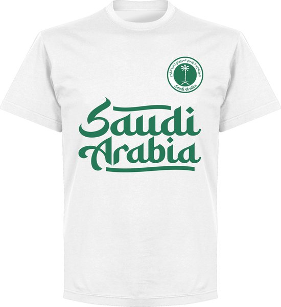 Saudi-Arabië Team T-Shirt - Wit - 5XL