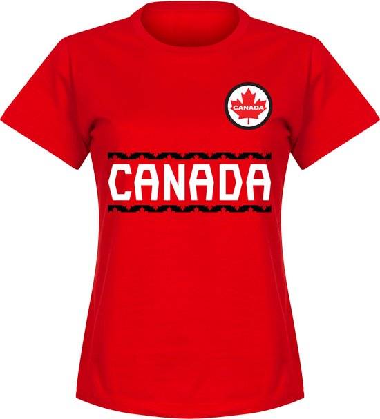 Canada Dames Team T-Shirt - Rood