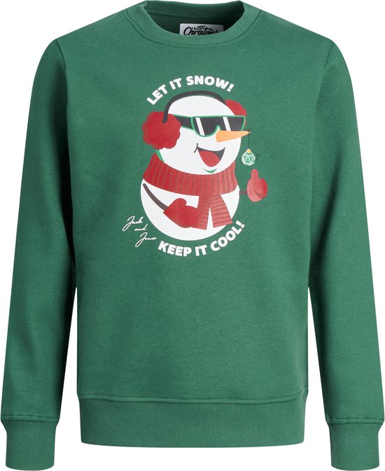 JACK&JONES JUNIOR JORTOON SWEAT CREW NECK XMAS JNR Jongens Trui - Maat 176