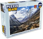 Puzzel Zonnestralen boven de enorme Ben Nevis in Schotland - Legpuzzel - Puzzel 1000 stukjes volwassenen