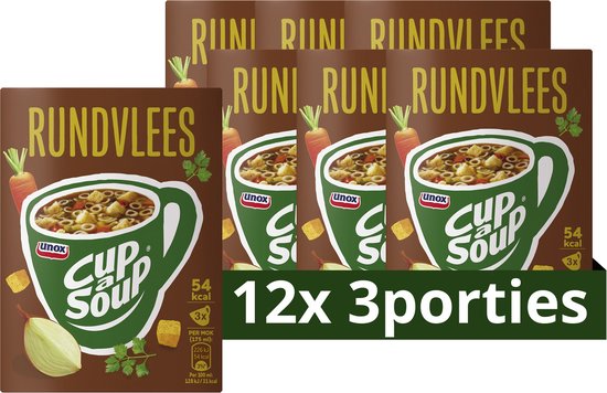 Unox Rundvlees Cup-a-Soup - 36 Porties - Voordeelverpakking