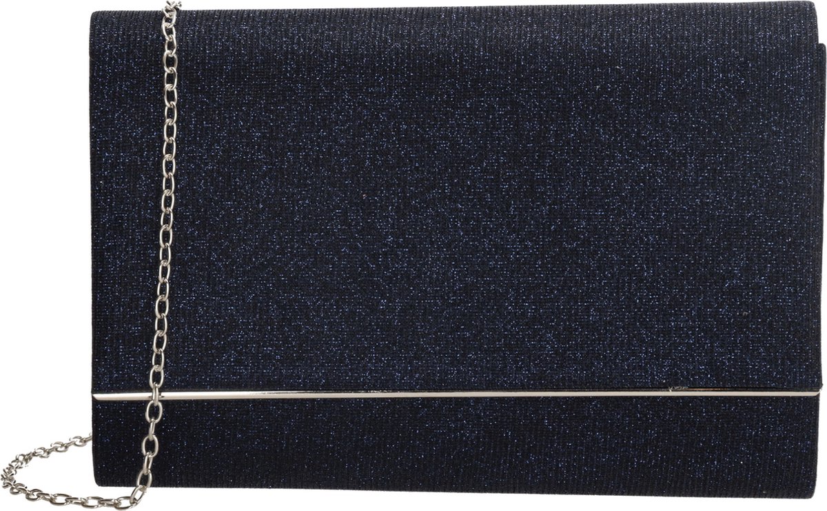 No label Elisa Clutch/avondtasje - Blauw