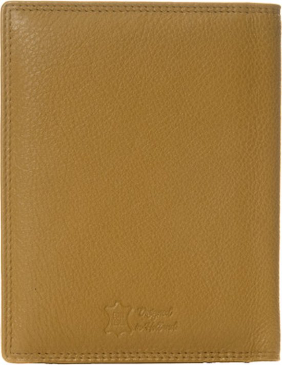 PU lederen paspoorthouder cover 15,9 × 10,9 cm met creditcardsleuf