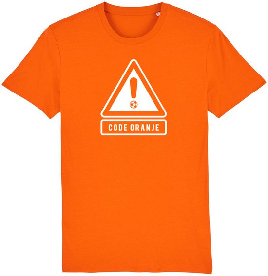 Code oranje Rustaagh unisex t-shirt XXL - Oranje shirt dames - Oranje shirt heren - Oranje shirt nederlands elftal - EK voetbal 2024 shirt - EK voetbal 2024 kleding - Nederlands elftal voetbal shirt