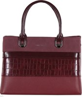 David Jones Handtas - Burgundy Croco