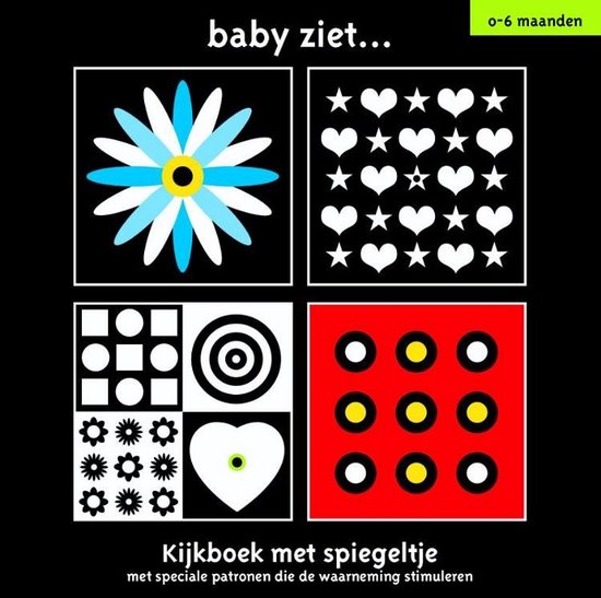 Boek: Baby ziet... - kijkboek met spiegeltje 0-6 maanden, geschreven door Diverse auteurs