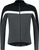 Rogelli Course - Wielershirt Lange Mouwen - Fietsshirt Heren - Zwart/Grijs/Wit - Maat M