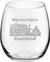 Gegraveerde Drinkglas 39cl Zaanstad