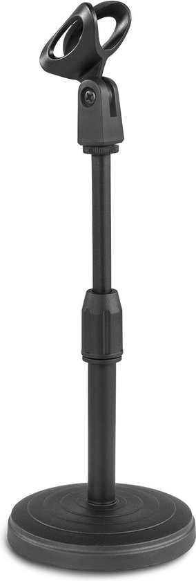 Microfoon standaard tafel - Vonyx TS03 - In hoogte verstelbaar microfoon statief - Incl. houder - Vonyx