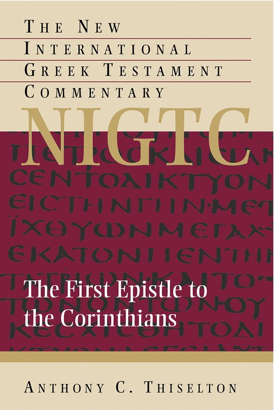 Foto: New international greek testament commentary nigtc the first epistle to the corinthians