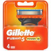 Gillette Fusion Power - Scheermesjes/Navulmesjes - 4 Stuks