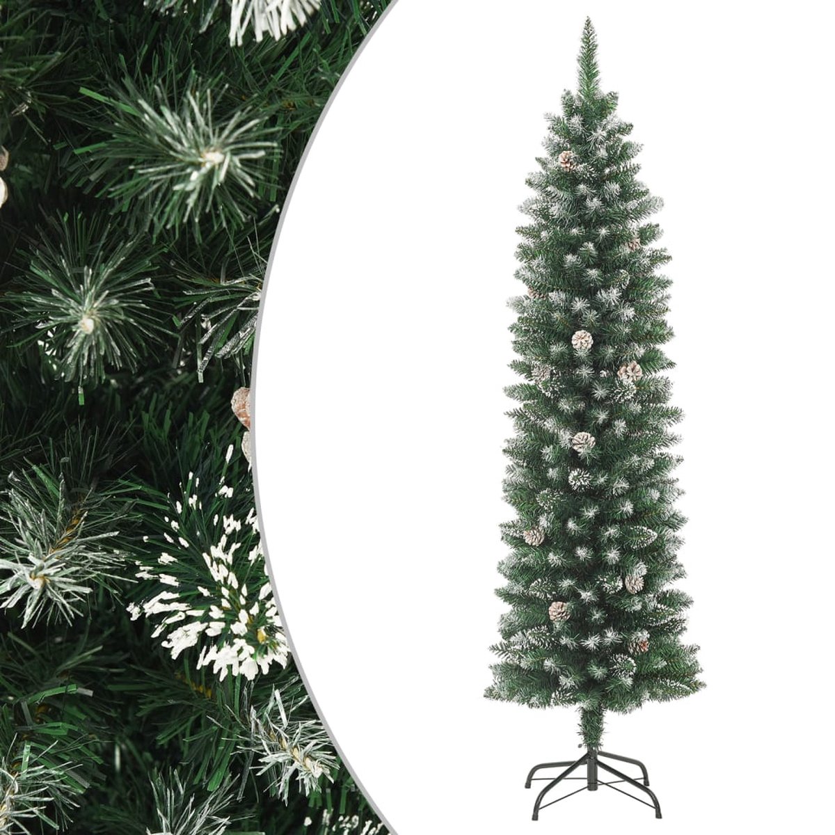 Prolenta Premium - Kunstkerstboom smal met standaard 150 cm PVC