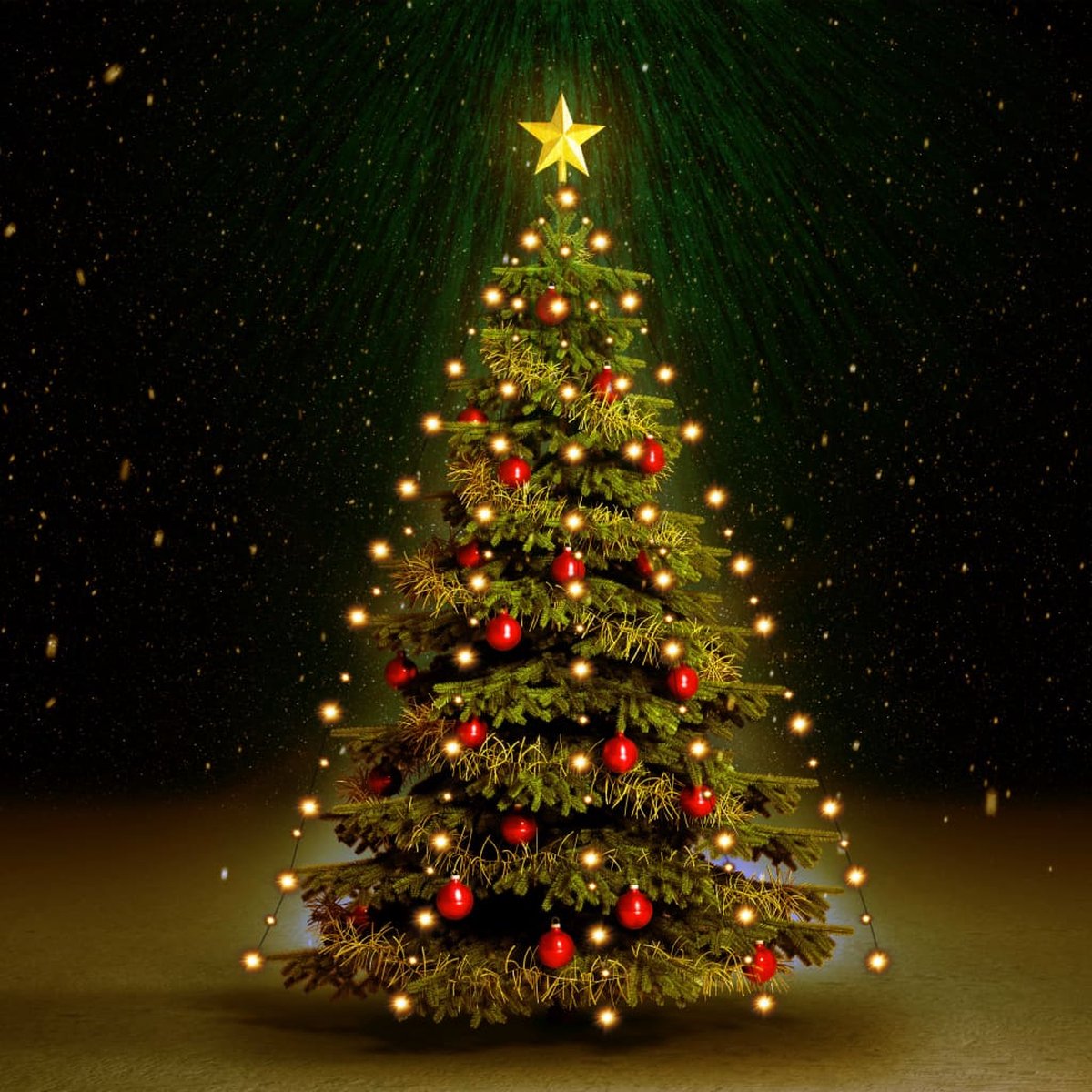 Prolenta Premium - Kerstboomverlichting met 150 LED's net 150 cm