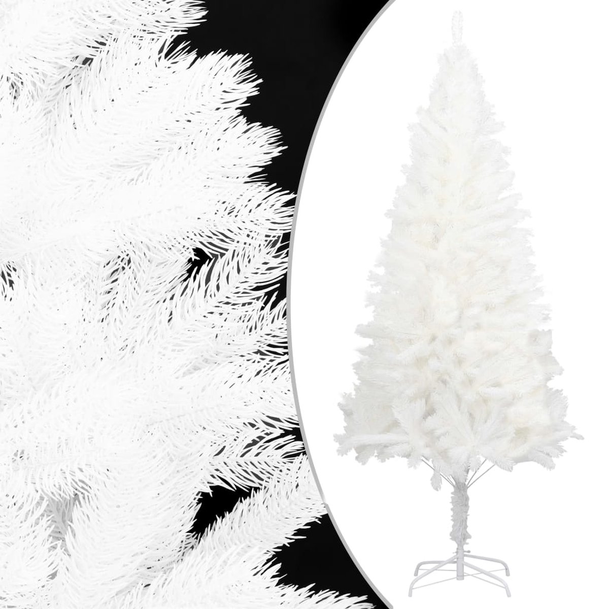 Prolenta Premium - Kunstkerstboom met levensechte naalden 120 cm wit
