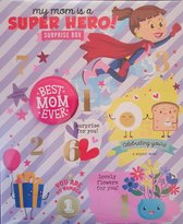 Best mom Ever Surprise box -  Moeder - Super Mom - surprise box - Bedankje - Moederdag - Beste moeder - Moederdag - Cadeau