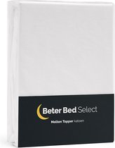 Beter Bed Select Molton Topper 180 x 200 cm - Matrasbeschermer - Matrashoes - 10 cm - Wit