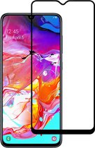 Smartphonica Samsung Galaxy A70 full cover tempered glass screenprotector van gehard glas met afgeronde hoeken geschikt voor Samsung Galaxy A70