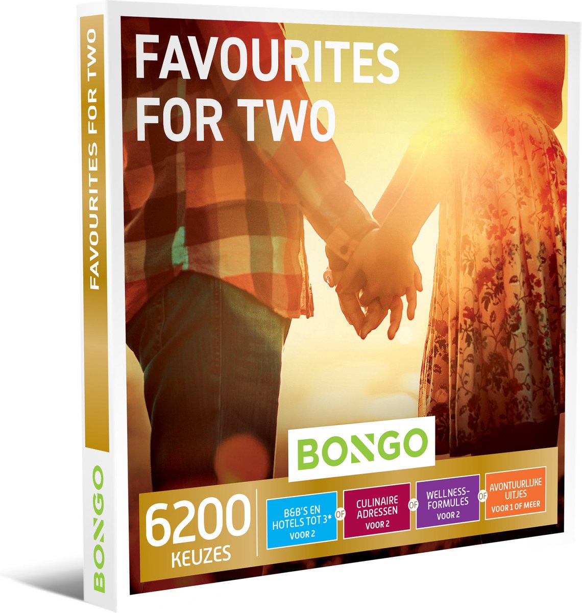 Bongo Bon - Favourites for Two Cadeaubon - Cadeaukaart cadeau voor man of vrouw | 6200 keuzes: overnachting, diner, sportieve uitjes, wellness en meer - Bongo