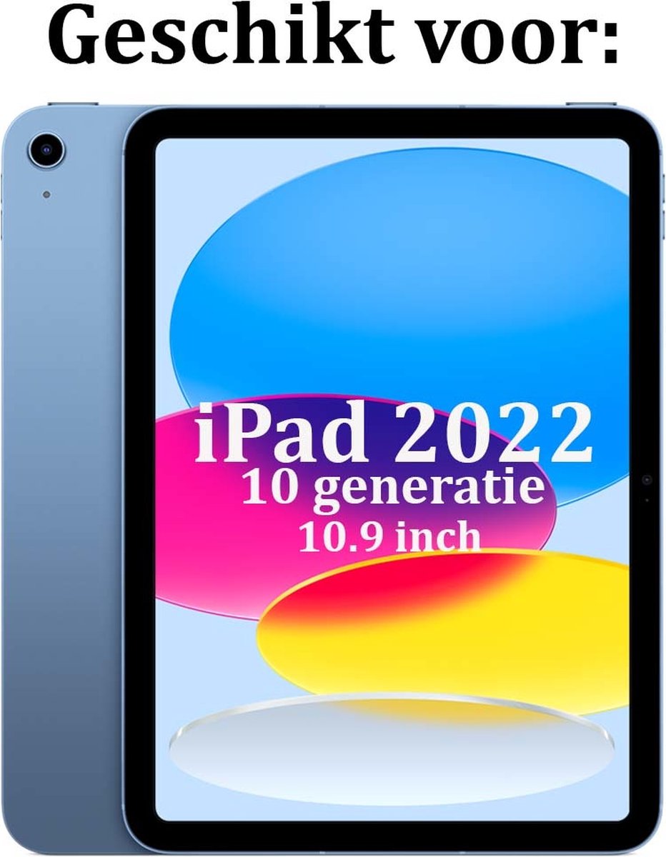 Fycyko Hoes voor iPad 11e generatie A16 2025/10e generatie 2022, iPad Fycyko Hoes voor iPad 11e generatie A16 2025/10e generatie 2022, iPad