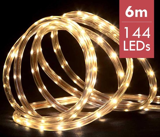 DecorativeLighting LED Lichtslang - 6 meter - warm wit | bol.com