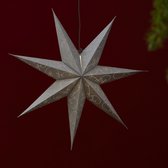 Etoile de Noël "Decorus" Argent - 75cm