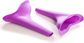 Plastuit voor Vrouwen - Plaskoker - Plastuitje voor Vrouwen - Herbruikbaar - Siliconen - Multicolor - 2 stuks