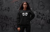 Halloween Trui - Skulls (MAAT XXL - UNISEKS FIT) - Halloween kostuum voor volwassenen - Dames & Heren