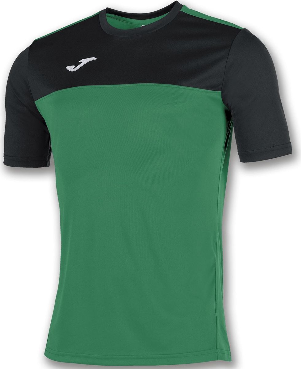 Joma Winner Shirt Korte Mouw Kinderen - Groen / Zwart | Maat: 168