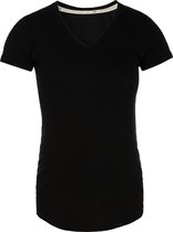 Baby's Only - Zwangerschaps T-shirt Glow zwart - Zwangerschapstop gemaakt uit 96% viscose en 4% elastaan - Zwangerschapsshirt voor de lente en zomer - L