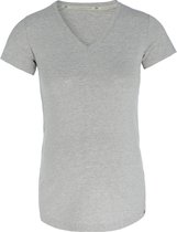 Baby's Only - Zwangerschaps T-shirt Glow dusty grey - Zwangerschapstop gemaakt uit 96% viscose en 4% elastaan - Zwangerschapsshirt voor de lente en zomer - L